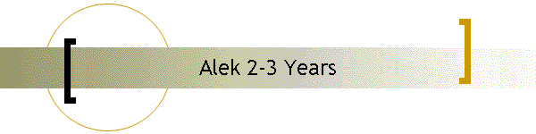 Alek 2-3 Years