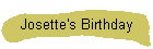 Josette's Birthday