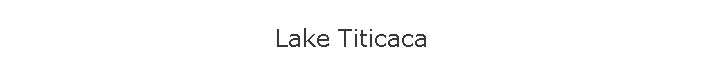 Lake Titicaca