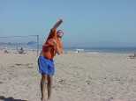 Eric serves