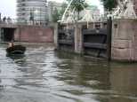 One of the sluice gates