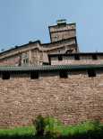 The main tower from outside the wall