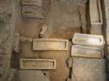 Crypts that have been excavated