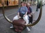 Riding the bull in Freiburg