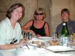 Lunch with the whole crew, Erin too