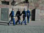 Changing the guard at the Royal Palace