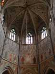 Murals above the altar