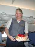 A birthday at 33,000 feet!