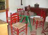 The main dining area and furniture