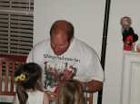 Munchkins helping with the presents