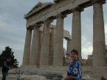 Caroline at the Acropolis