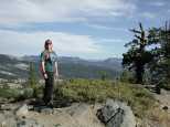 Caroline at the top of the world