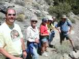 The hiking crew, Caroline is taking the picture