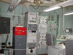 The communications gear and backup power monitors