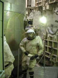 Maintenance dummies doing checklists