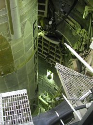 Looking down the silo