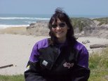 Charlene at the beach