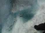 The blue ice