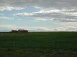Little barns on the grassland