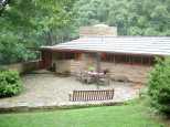 Rear patio of Kentuck Knob