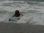 I'm not a great boogie boarder, but it's fun nonetheless