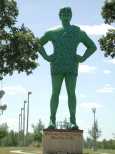 A sixty foot Jolly Green Giant