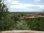 The view west from the patio