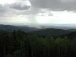 Storms coming down from the mountains