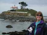 Only accessible via low tide land bridge
