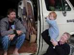 Marty, Holly, and Evan, and thier van