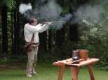 A flintlock demonstration