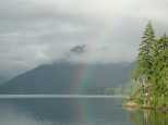 Rainbow on Crescent Lake