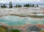 Colorful thermal pools
