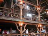 The supports are all made from tree knees inside and out