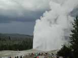 The full height starts to wane as the water is dispersed