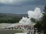 The eruption is finished and the clock resets until the next eruption