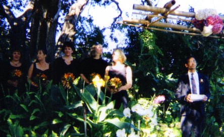 Bridesmaids on the hill