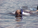 some snorkeling fool