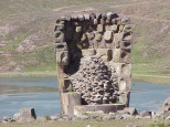 the inside of a funeral tower